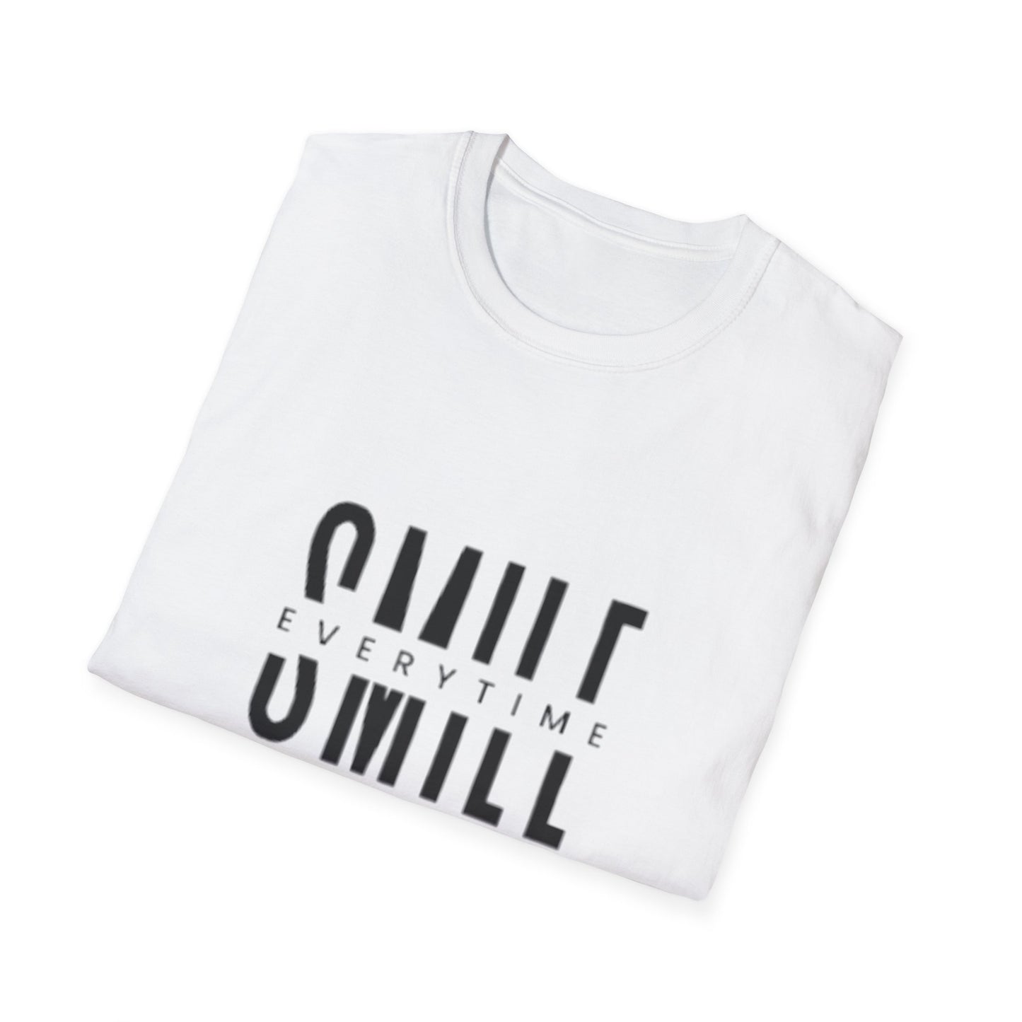 "SMILE Everytime" Minimal Graphic Tee – Unisex