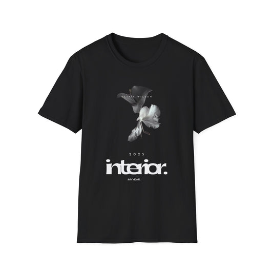 "Interior 2025" Floral Aesthetic T-Shirt – Unisex