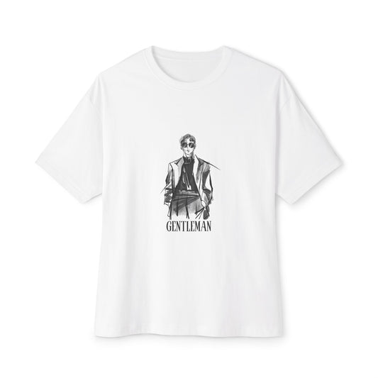 GENTLEMAN Graphic T-Shirt – White unisex
