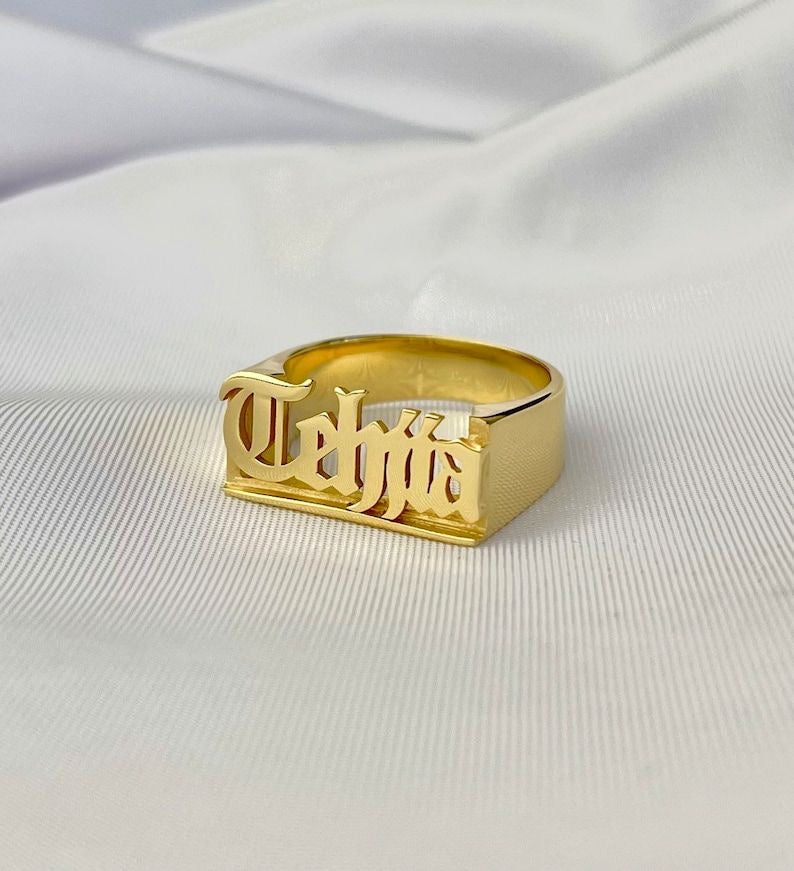 Customise Ring With her Name “For Favourite Person “ Original Aluminium ♥️